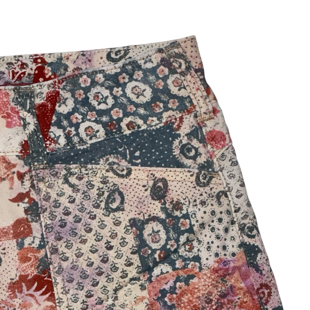 Pilcro Anthropologie Low-Rise The Wanderer Paisley Floral Print Shorts Womens 28 - Picture 4 of 9